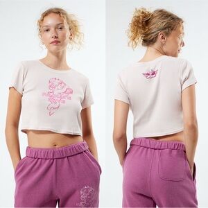 Boys Lie | Pink Radiate Love Crop Top | Size Medium